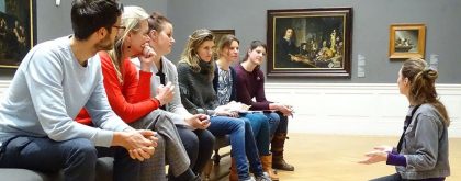 Studenten Spring Leiden